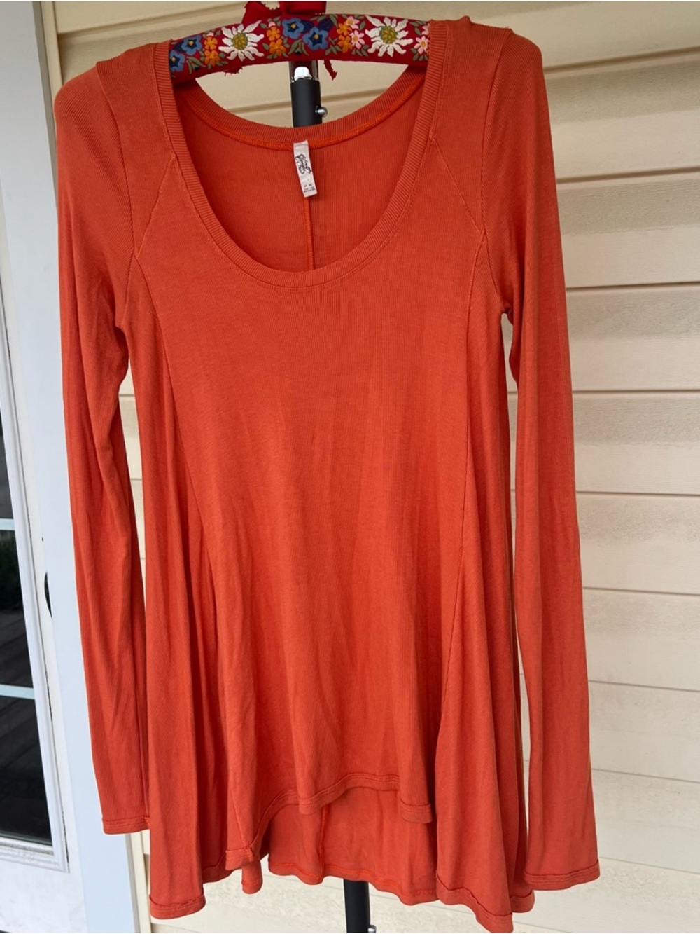 Free People long sleeve tunic top Boho Western Festival Women’s Size Medium